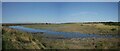 TL9706 : Saltmarsh Lagoon Panorama by Glyn Baker