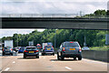 TQ3499 : Bridge over the M25 near Waltham Cross by David Dixon