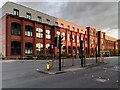 SP3380 : Foleshill Road with apartment block in former textile factory by A J Paxton