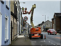 H4572 : Cherry picker, Omagh by Kenneth  Allen