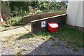 TL8336 : Ramp & Grit Bin at Wickham St Paul Village Hall by Geographer