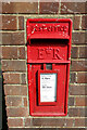 TL8336 : Wickham St Paul Postbox by Geographer