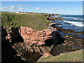 NU0054 : Coastal Northumberland : Coastal Erosion at Brotherston's Hole, near Berwick-upon-Tweed by Richard West