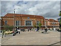 SE5703 : Doncaster station booking hall, exterior by Stephen Craven