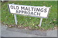 TM2749 : Old Maltings Approach sign by Geographer