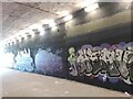 SE3118 : Horbury Underpass of Graffiti by Phillip De-Vere