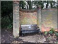 SE2432 : Jubilee bench in Farnley Hall Park by Stephen Craven