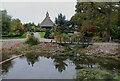 NJ3961 : Pond at Moray Crematorium by Richard Sutcliffe