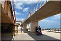 SX9676 : Coast path footbridge, Dawlish by Robin Stott