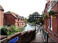 SU4829 : The Weirs by the River Itchen by Steve Daniels