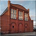 SP0986 : Façade of Green Lane baths, Small Heath by A J Paxton