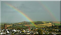 SX8060 : Rainbow over Totnes by Derek Harper