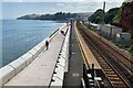 SX9676 : Southwest from the Coastguards' footbridge, Dawlish by Robin Stott