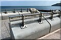 SX9676 : Sea wall detail, Dawlish by Robin Stott