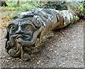 NZ0384 : Chainsaw sculpture at Wallington by Oliver Dixon