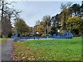 SK5707 : Basketball Court at Home Farm by Ian Calderwood