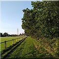 SP2778 : Footpath along the eastern edge of Massey Ferguson sports field, Tile Hill by A J Paxton