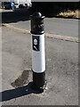 SZ0378 : A saintly bollard by Neil Owen