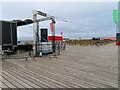 TQ8108 : The stage area on Hastings Pier by Steve Daniels