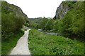 SK1453 : Footpath in Dovedale by Philip Halling