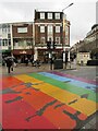 TQ1869 : Kingston-upon-Thames - Rainbow Crossing by Colin Smith