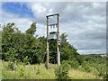 SJ8247 : Electricity substation on Apedale Country Park by Jonathan Hutchins