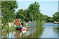 SJ7725 : Shropshire Union Canal near High Offley in Staffordshire by Roger  D Kidd