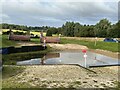 SK1426 : Water jump at Eland Lodge Horse Trials by Jonathan Hutchins