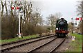 SU1090 : Swindon and Cricklade Railway - 6695 approaching Hayes Knoll by Chris Allen