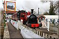 SU1089 : Swindon and Cricklade Railway - Willy passing the cafe by Chris Allen