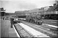 SJ8399 : West-bound goods train (1), Manchester Victoria Station by Martin Tester