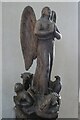 SO5225 : Angel finial, St Michael's church by Philip Halling