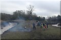 SN0206 : Hillock cleared of gorse, West Williamston Nature Reserve by M J Roscoe