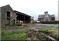 NZ0953 : Farmyard and house at Panshield by Robert Graham