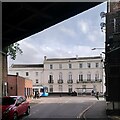 SP3165 : The former Crown Hotel, seen from Bath Place by A J Paxton