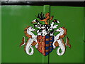 TQ4585 : Coat of Arms on the front of Ipswich Bus No.9 by David Hillas