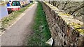 SD9651 : View SE along Leeds & Liverpool Canal towpath nearing  Niffany Swing Bridge by Roger Templeman