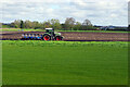 SJ7193 : Ploughing the mosslands by Stephen McKay