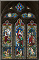 TF2331 : Stained glass window, Ss Peter & Paul church, Gosberton by Julian P Guffogg