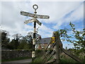 NT4667 : East Lothian Townscape : ELCC Fingerpost, West Saltoun by Richard West