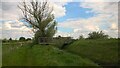 TF1306 : Wooden footbridge across South Drain near Etton by Paul Bryan