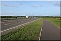 TL4064 : Cyclepath by Northstowe Southern Access Road by Hugh Venables