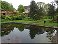 TQ4274 : Eltham Palace moat by Marathon