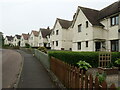 NT9951 : Northumberland Townscape : Front gardens, Askew Crescent (western section), Spittal by Richard West