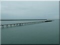 SH2583 : Anglesey Aluminium jetty, Holyhead harbour by Christine Johnstone