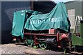 SJ9542 : Foxfield Light Railway -  engine under overhaul by Chris Allen