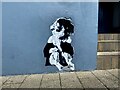 C8138 : Bansky type art work, Portstewart by Kenneth  Allen