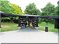 TQ2679 : Serpentine Gallery Pavilion 2024, "Library of unread books" by David Hawgood