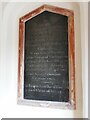 TL4458 : St Clement's church: plaque to Revd William Cole by Stephen Craven