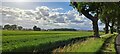 TM4162 : Evening light over the fields off Grove Road, Fristonmoor by Christopher Hilton